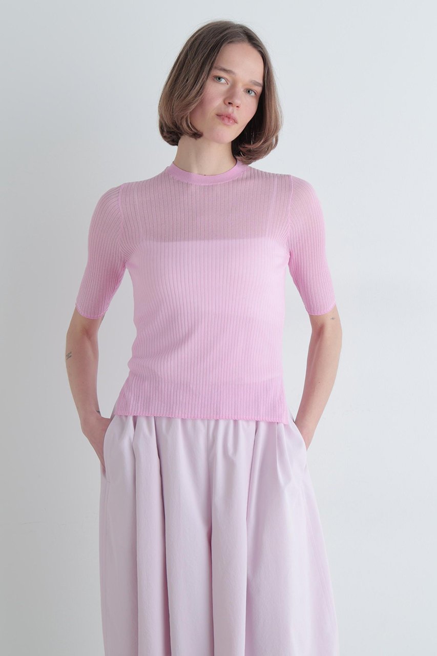 【ル フィル/LE PHIL】のシアーニット半袖 人気、トレンドファッション・服の通販 founy(ファニー) ファッション Fashion レディースファッション Fashion for Women トップス・カットソー Cut & Sew Tops ニット Knit Tops & Sweaters カジュアルプルオーバー・ニットトップス Pullovers & Knit Tops / Casual Pullovers 2026年 2026 エレガント 上品 Elegant コンパクト Compact, Small Size シアー Sheer, See-Through スリム Slim, Slim Fit バランス Balance, Style Balance フィット Fit, Slim Fit 半袖 Short Sleeve, Half Sleeve 夏 Summer 春 Spring S/S・春夏 SS, Spring/Summer, Warm Season other-4|ID: prp329100004847257 ipo3291000000035404172