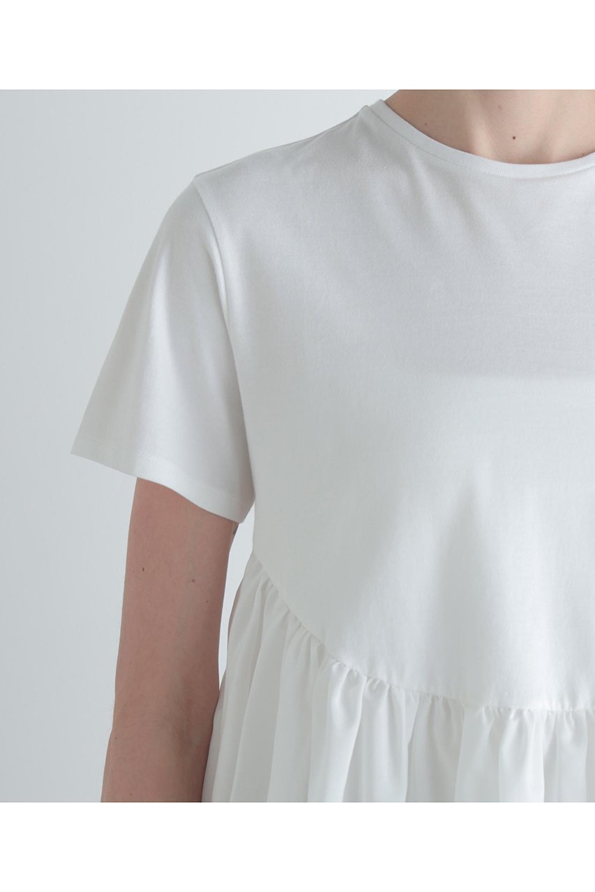 【ル フィル/LE PHIL】のコンビジャージープルオーバー 人気、トレンドファッション・服の通販 founy(ファニー) 　ファッション　Fashion　レディースファッション　Fashion for Women　トップス・カットソー　Cut & Sew Tops　シャツ・ブラウス・オフィスカジュアル　Elegant Blouses & Button-Ups　ロングTシャツ・Tシャツ　Longline T-Shirts & Tees　カジュアルプルオーバー・ニットトップス　Pullovers & Knit Tops / Casual Pullovers　カットソー・ベーシックTシャツ　Cut-and-Sewn Tops / Stretch Tees & Basics　2026年　2026　コンビ　Combo, Combination Style　ショート　Short, Short Length　シンプル　Simple, Minimal　スタンダード　Standard, Basic　スリーブ　Sleeve, Long Sleeve / Short Sleeve　ドレープ　Drape, Draping Fabric　フェミニン　Feminine, Girly　ヘムライン　Hemline, Bottom Cut　夏　Summer　春　Spring　S/S・春夏　SS, Spring/Summer, Warm Season　秋　Autumn　other-7|ID: prp329100004847267 ipo3291000000035404242