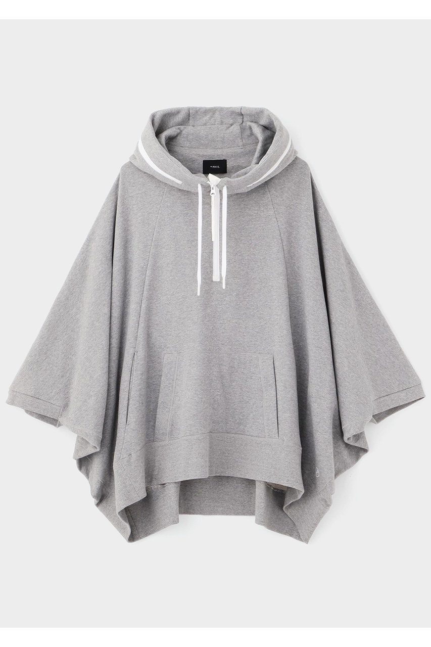 【ル フィル/LE PHIL】の《LE PHIL SPORTS》ミニ裏毛ポンチョ インテリア・キッズ・メンズ・レディースファッション・服の通販 founy(ファニー) 　ファッション　Fashion　レディースファッション　Fashion for Women　アウター　Coat / Outerwear Collection　ポンチョ・ケープコート　Ponchos & Capes　トップス・カットソー　Cut & Sew Tops　シャツ・ブラウス・オフィスカジュアル　Elegant Blouses & Button-Ups　ロングTシャツ・Tシャツ　Longline T-Shirts & Tees　カットソー・ベーシックTシャツ　Cut-and-Sewn Tops / Stretch Tees & Basics　2026年　2026　シンプル　Simple, Minimal　スポーツ　Sports, Activewear　スポーティ　Sporty, Casual Athletic　スリーブ　Sleeve, Long Sleeve / Short Sleeve　ビッグ　Big, Oversized　ポンチョ　Poncho, Cape Style　メッシュ　Mesh, Net Fabric　リラックス　Relax, Relaxed Fit　ロング　Long, Long-Length　夏　Summer　春　Spring　S/S・春夏　SS, Spring/Summer, Warm Season　グレー|ID: prp329100004847275 ipo3291000000035404291