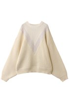 【メゾンスペシャル/MAISON SPECIAL】の【UNISEX】Prime-Over V切替ニットPO IVR(アイボリー)|ID: prp329100004847957 ipo3291000000035978029