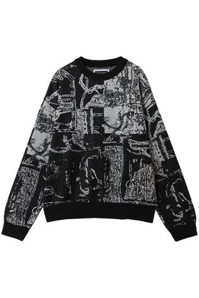 【メゾンスペシャル/MAISON SPECIAL】 【UNISEX】総柄JQDニット スカーフコラージュパターン人気、トレンドファッション・服の通販 founy(ファニー) ファッション Fashion レディースファッション Fashion for Women トップス・カットソー Cut & Sew Tops ニット Knit Tops & Sweaters カジュアルプルオーバー・ニットトップス Pullovers & Knit Tops / Casual Pullovers 2026年 2026 ユニセックス Unisex, Genderless ジャカード／ジャガード Jacquard, Woven Pattern パターン Pattern, Design Print モチーフ Motif, Design Theme ランダム Random, Irregular 夏 Summer 春 Spring S/S・春夏 SS, Spring/Summer, Warm Season 軽量 Lightweight, Ultra Light |ID:prp329100004847961