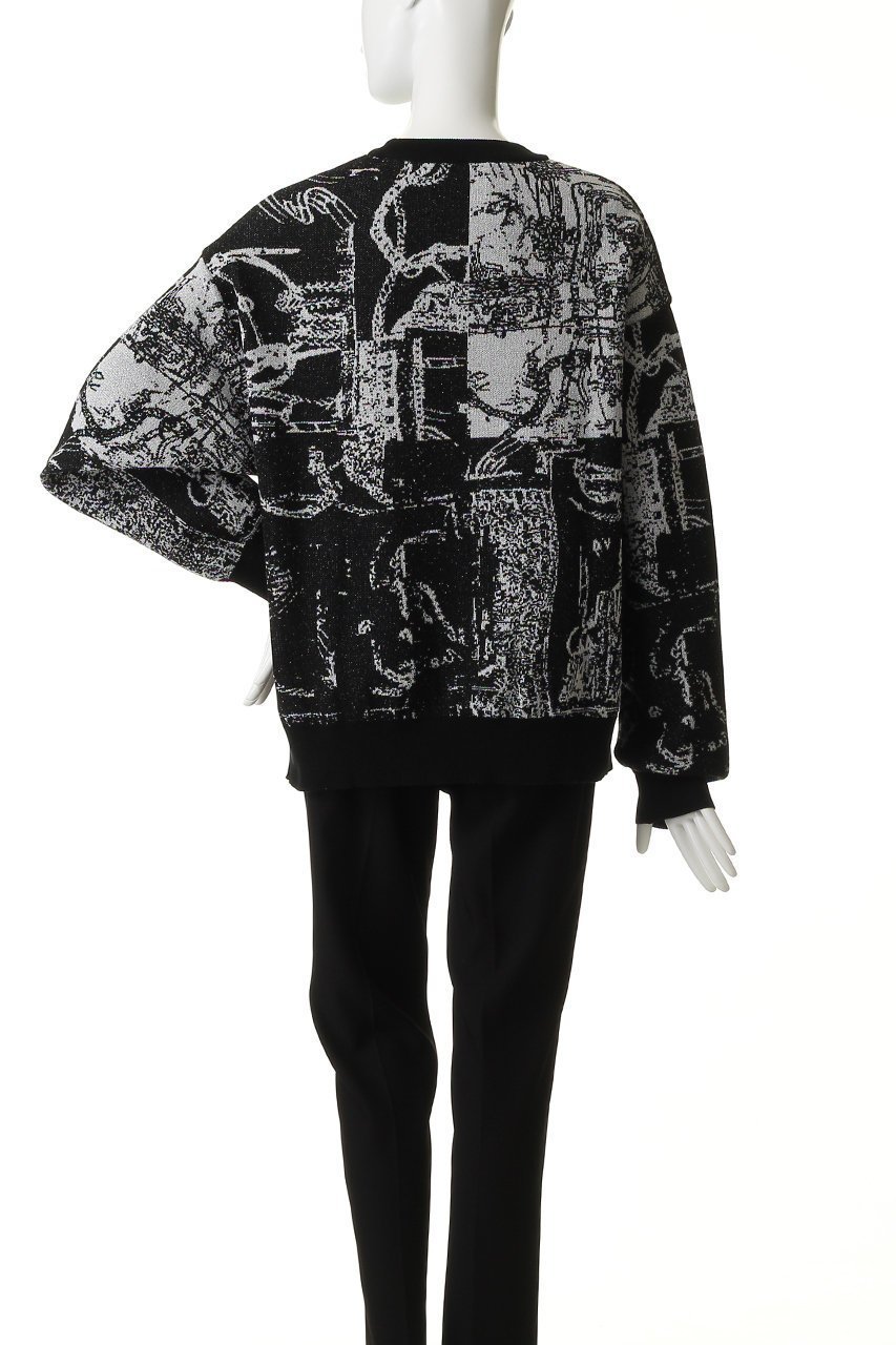 【メゾンスペシャル/MAISON SPECIAL】の【UNISEX】総柄JQDニット スカーフコラージュパターン 人気、トレンドファッション・服の通販 founy(ファニー) 　ファッション　Fashion　レディースファッション　Fashion for Women　トップス・カットソー　Cut & Sew Tops　ニット　Knit Tops & Sweaters　カジュアルプルオーバー・ニットトップス　Pullovers & Knit Tops / Casual Pullovers　2026年　2026　ユニセックス　Unisex, Genderless　ジャカード／ジャガード　Jacquard, Woven Pattern　パターン　Pattern, Design Print　モチーフ　Motif, Design Theme　ランダム　Random, Irregular　夏　Summer　春　Spring　S/S・春夏　SS, Spring/Summer, Warm Season　軽量　Lightweight, Ultra Light　other-4|ID: prp329100004847961 ipo3291000000035718585