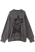 【メゾンスペシャル/MAISON SPECIAL】の【UNISEX】パフェバニー JQDニットL/S 人気、トレンドファッション・服の通販 founy(ファニー) ファッション Fashion レディースファッション Fashion for Women トップス・カットソー Cut & Sew Tops ニット Knit Tops & Sweaters カジュアルプルオーバー・ニットトップス Pullovers & Knit Tops / Casual Pullovers ユニセックス Unisex, Genderless キャラクター Character, Licensed Characters グラフィック Graphic, Graphic Design スウェット / スエット Sweatshirt, Sweatwear フロント Front, Front Design thumbnail BLK(ブラック)|ID: prp329100004847962 ipo3291000000036519506