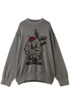 【メゾンスペシャル/MAISON SPECIAL】の【UNISEX】パフェバニー JQDニットL/S 人気、トレンドファッション・服の通販 founy(ファニー) ファッション Fashion レディースファッション Fashion for Women トップス・カットソー Cut & Sew Tops ニット Knit Tops & Sweaters カジュアルプルオーバー・ニットトップス Pullovers & Knit Tops / Casual Pullovers ユニセックス Unisex, Genderless キャラクター Character, Licensed Characters グラフィック Graphic, Graphic Design スウェット / スエット Sweatshirt, Sweatwear フロント Front, Front Design thumbnail G.BGE(グレーベージュ)|ID: prp329100004847962 ipo3291000000036519507