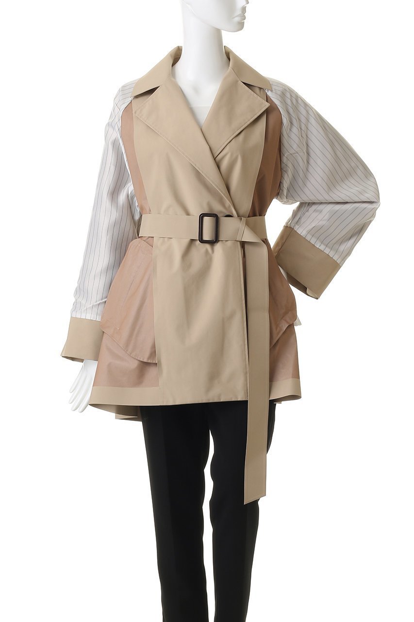 【マックスマーラ/Max Mara】の【Weekend Max Mara】OVATTA バイカラー ショートトレンチコート 人気、トレンドファッション・服の通販 founy(ファニー) 　ファッション　Fashion　レディースファッション　Fashion for Women　アウター　Coat / Outerwear Collection　コート・ロングコート・ピーコート　Long Coats, Peacoats & More　トレンチコート / 春秋の定番アウター　Trench Coats　2026年　2026　エレガント 上品　Elegant　クラシカル　Classical, Vintage-Inspired　ショート　Short, Short Length　リバーシブル　Reversible, Two-Sided　夏　Summer　春　Spring　S/S・春夏　SS, Spring/Summer, Warm Season　other-8|ID: prp329100004847971 ipo3291000000035430034