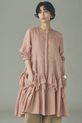 【カレンソロジー/Curensology】 ラミーランダムフリルブラウス人気、トレンドファッション・服の通販 founy(ファニー) ファッション Fashion レディースファッション Fashion for Women トップス・カットソー Cut & Sew Tops シャツ・ブラウス・オフィスカジュアル Elegant Blouses & Button-Ups 2026年 2026 シアー Sheer, See-Through スリーブ Sleeve, Long Sleeve / Short Sleeve チュニック Tunic, Long Top バランス Balance, Style Balance フリル Frill, Ruffle ランダム Random, Irregular ロング Long, Long-Length エレガント 上品 Elegant 人気 Popular, Best Seller 夏 Summer 春 Spring S/S・春夏 SS, Spring/Summer, Warm Season |ID:prp329100004847975