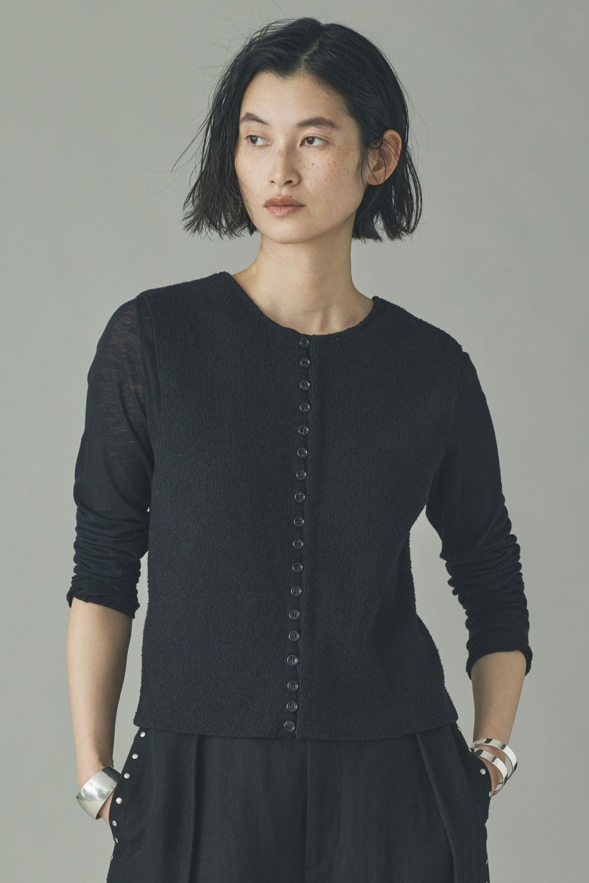 【カレンソロジー/Curensology】の2WAYフリゼニットベスト インテリア・キッズ・メンズ・レディースファッション・服の通販 founy(ファニー) 　ファッション　Fashion　レディースファッション　Fashion for Women　トップス・カットソー　Cut & Sew Tops　ニット　Knit Tops & Sweaters　ベスト&ジレ / 重ね着スタイル　Vests & Gilets　カジュアルプルオーバー・ニットトップス　Pullovers & Knit Tops / Casual Pullovers　2026年　2026　タンク　Tank Top, Sleeveless Top　バランス　Balance, Style Balance　フロント　Front, Front Design　ベスト　Vest, Waistcoat　リネン　Linen, Linen Fabric　夏　Summer　春　Spring　S/S・春夏　SS, Spring/Summer, Warm Season　ブラック|ID: prp329100004847977 ipo3291000000035430111