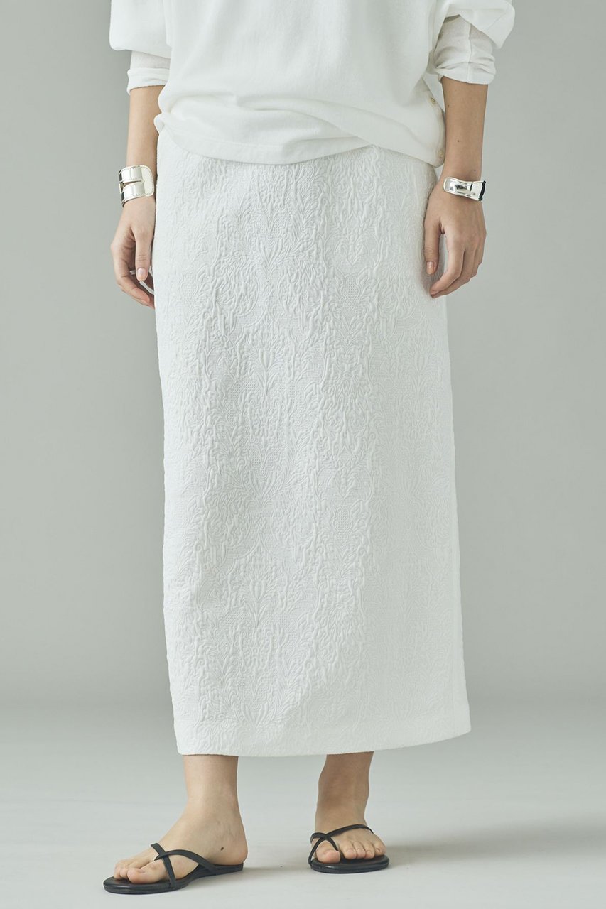 【カレンソロジー/Curensology】の〈C.S.G〉ジャカードタイトスカート 人気、トレンドファッション・服の通販 founy(ファニー) 　ファッション　Fashion　レディースファッション　Fashion for Women　スカート　Skirts　ロングスカート　Long Skirts / Maxi & Midi Skirts　2026年　2026　おすすめ　Recommended / Our Picks　くるぶし　Ankle-Length　エレガント 上品　Elegant　キルティング　Quilted, Quilting　サテン　Satin, Glossy Fabric　シアー　Sheer, See-Through　シルク　Silk, 100% Silk　ジャカード／ジャガード　Jacquard, Woven Pattern　スリット　Slit, Slit Detail　ソックス　Socks, Hosiery　フランス　France, French　ロング　Long, Long-Length　夏　Summer　春　Spring　S/S・春夏　SS, Spring/Summer, Warm Season　other-3|ID: prp329100004847982 ipo3291000000035430208