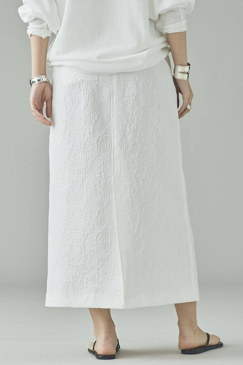 【カレンソロジー/Curensology】の〈C.S.G〉ジャカードタイトスカート 人気、トレンドファッション・服の通販 founy(ファニー) 　ファッション　Fashion　レディースファッション　Fashion for Women　スカート　Skirts　ロングスカート　Long Skirts / Maxi & Midi Skirts　おすすめ　Recommended / Our Picks　くるぶし　Ankle-Length　エレガント 上品　Elegant　キルティング　Quilted, Quilting　サテン　Satin, Glossy Fabric　シアー　Sheer, See-Through　シルク　Silk, 100% Silk　ジャカード／ジャガード　Jacquard, Woven Pattern　スリット　Slit, Slit Detail　ソックス　Socks, Hosiery　フランス　France, French　ロング　Long, Long-Length　other-5|ID: prp329100004847982 ipo3291000000036073728