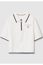 【アルアバイル/allureville】の【LOULOU WILLOUGHBY】CHERRY ビジューポロ 人気、トレンドファッション・服の通販 founy(ファニー) ファッション Fashion レディースファッション Fashion for Women トップス・カットソー Cut & Sew Tops ニット Knit Tops & Sweaters カジュアルプルオーバー・ニットトップス Pullovers & Knit Tops / Casual Pullovers 2026年 2026 ストーン Stone, Gem-Like スポーツ Sports, Activewear スポーティ Sporty, Casual Athletic チェリー Cherry, Cherry Pattern ボトム Bottoms, Lower Wear モチーフ Motif, Design Theme ワイド Wide, Wide Fit エレガント 上品 Elegant 夏 Summer 春 Spring S/S・春夏 SS, Spring/Summer, Warm Season thumbnail オフホワイト|ID: prp329100004847990 ipo3291000000035430347