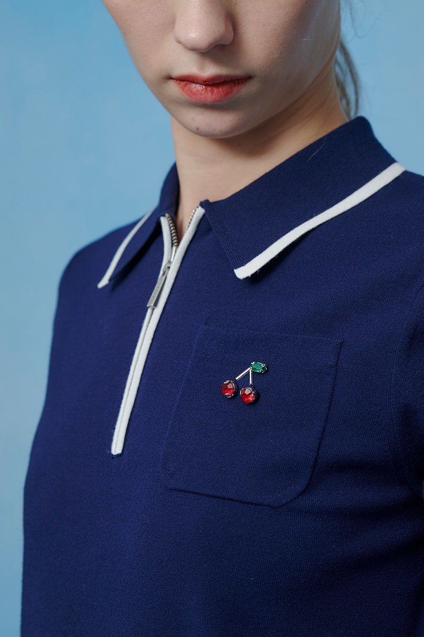 【アルアバイル/allureville】の【LOULOU WILLOUGHBY】CHERRY ビジューポロ 人気、トレンドファッション・服の通販 founy(ファニー) ファッション Fashion レディースファッション Fashion for Women トップス・カットソー Cut & Sew Tops ニット Knit Tops & Sweaters カジュアルプルオーバー・ニットトップス Pullovers & Knit Tops / Casual Pullovers 2026年 2026 ストーン Stone, Gem-Like スポーツ Sports, Activewear スポーティ Sporty, Casual Athletic チェリー Cherry, Cherry Pattern ボトム Bottoms, Lower Wear モチーフ Motif, Design Theme ワイド Wide, Wide Fit エレガント 上品 Elegant 夏 Summer 春 Spring S/S・春夏 SS, Spring/Summer, Warm Season other-7|ID: prp329100004847990 ipo3291000000035430370