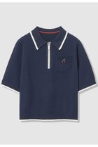 【アルアバイル/allureville】の【LOULOU WILLOUGHBY】CHERRY ビジューポロ ネイビー|ID: prp329100004847990 ipo3291000000035819430