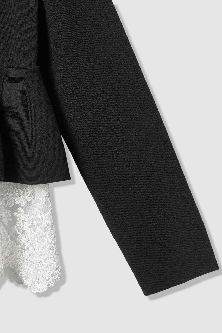 【アルアバイル/allureville】の【LOULOU WILLOUGHBY】レースレイヤーペプラムカーディガン 人気、トレンドファッション・服の通販 founy(ファニー) 　ファッション　Fashion　レディースファッション　Fashion for Women　トップス・カットソー　Cut & Sew Tops　ニット　Knit Tops & Sweaters　カーディガン・羽織り　Layered Style Cardigans　2026年　2026　カーディガン　Cardigan, Knitwear　スカラップ　Scallop, Scalloped Edge　ペプラム　Peplum, Flared Hem　レース　Lace, Lace Fabric　夏　Summer　春　Spring　S/S・春夏　SS, Spring/Summer, Warm Season　other-5|ID: prp329100004847991 ipo3291000000035859234