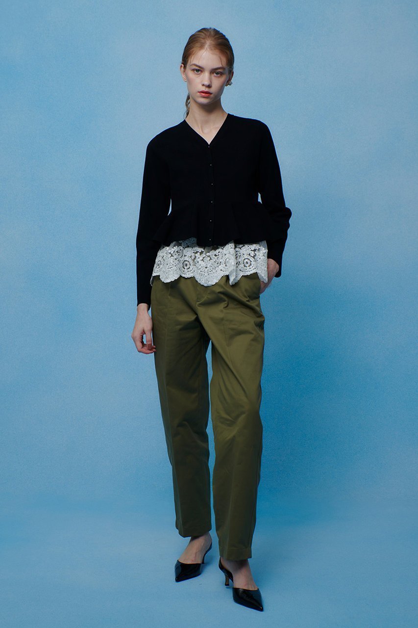 【アルアバイル/allureville】の【LOULOU WILLOUGHBY】レースレイヤーペプラムカーディガン 人気、トレンドファッション・服の通販 founy(ファニー) 　ファッション　Fashion　レディースファッション　Fashion for Women　トップス・カットソー　Cut & Sew Tops　ニット　Knit Tops & Sweaters　カーディガン・羽織り　Layered Style Cardigans　2026年　2026　カーディガン　Cardigan, Knitwear　スカラップ　Scallop, Scalloped Edge　ペプラム　Peplum, Flared Hem　レース　Lace, Lace Fabric　夏　Summer　春　Spring　S/S・春夏　SS, Spring/Summer, Warm Season　other-7|ID: prp329100004847991 ipo3291000000035859236