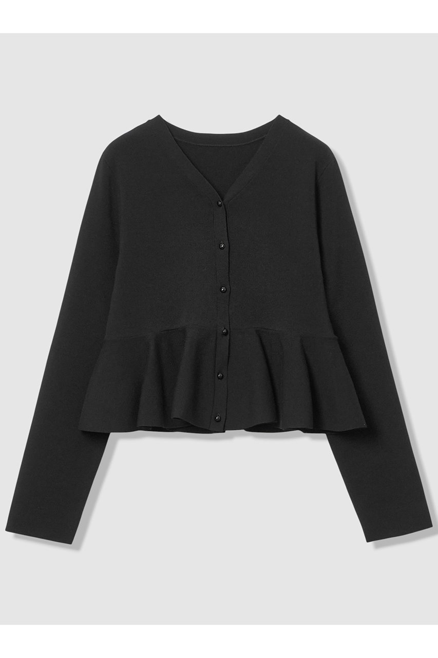 【アルアバイル/allureville】の【LOULOU WILLOUGHBY】レースレイヤーペプラムカーディガン 人気、トレンドファッション・服の通販 founy(ファニー) 　ファッション　Fashion　レディースファッション　Fashion for Women　トップス・カットソー　Cut & Sew Tops　ニット　Knit Tops & Sweaters　カーディガン・羽織り　Layered Style Cardigans　カーディガン　Cardigan, Knitwear　スカラップ　Scallop, Scalloped Edge　ペプラム　Peplum, Flared Hem　レース　Lace, Lace Fabric　other-3|ID: prp329100004847991 ipo3291000000036807067