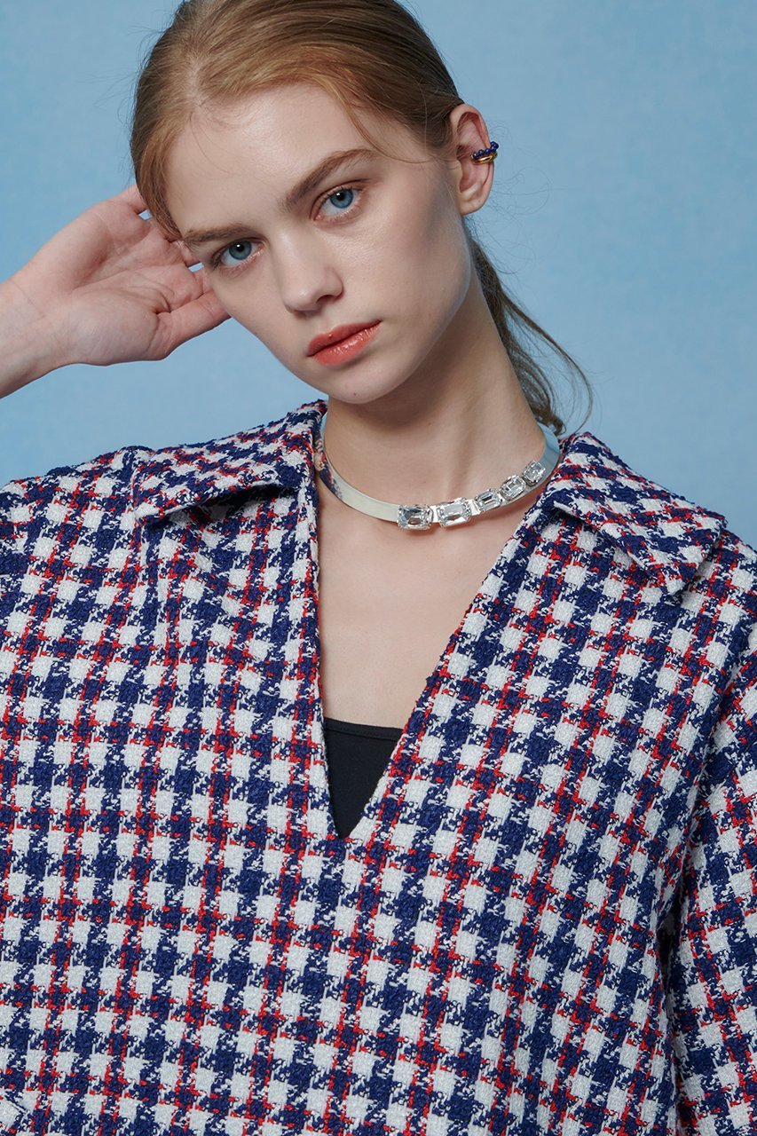 【アルアバイル/allureville】の【LOULOU WILLOUGHBY】トリコロールツイードワンピース 人気、トレンドファッション・服の通販 founy(ファニー) ファッション Fashion レディースファッション Fashion for Women ワンピース Dresses チュニック Tunic Tops & Dresses 2026年 2026 チェック Check, Plaid, Tartan チュニック Tunic, Long Top ツイード Twill, Twill Weave フリンジ Fringe, Tassel 再入荷 Restock / Back in Stock 夏 Summer 春 Spring S/S・春夏 SS, Spring/Summer, Warm Season other-7|ID: prp329100004847996 ipo3291000000035430451