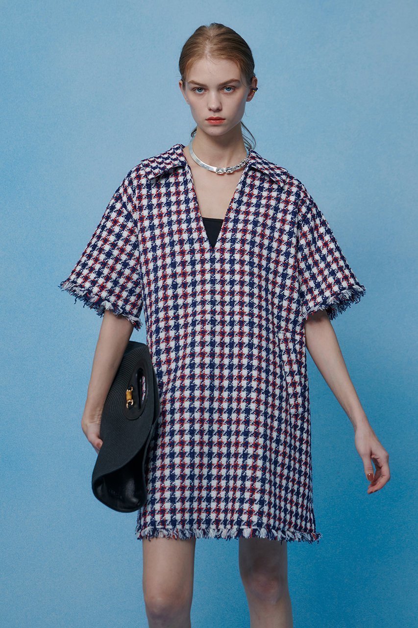 【アルアバイル/allureville】の【LOULOU WILLOUGHBY】トリコロールツイードワンピース 人気、トレンドファッション・服の通販 founy(ファニー) ファッション Fashion レディースファッション Fashion for Women ワンピース Dresses チュニック Tunic Tops & Dresses 2026年 2026 チェック Check, Plaid, Tartan チュニック Tunic, Long Top ツイード Twill, Twill Weave フリンジ Fringe, Tassel 再入荷 Restock / Back in Stock 夏 Summer 春 Spring S/S・春夏 SS, Spring/Summer, Warm Season other-8|ID: prp329100004847996 ipo3291000000035430453