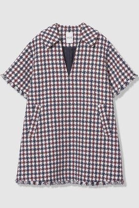 【アルアバイル/allureville】 【LOULOU WILLOUGHBY】トリコロールツイードワンピース人気、トレンドファッション・服の通販 founy(ファニー) ファッション Fashion レディースファッション Fashion for Women ワンピース Dresses チュニック Tunic Tops & Dresses 2026年 2026 チェック Check, Plaid, Tartan チュニック Tunic, Long Top ツイード Twill, Twill Weave フリンジ Fringe, Tassel 再入荷 Restock / Back in Stock 夏 Summer 春 Spring S/S・春夏 SS, Spring/Summer, Warm Season |ID:prp329100004847996