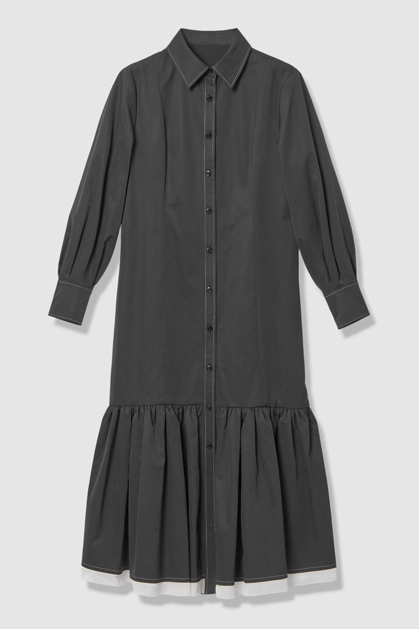 【アルアバイル/allureville】の【LOULOU WILLOUGHBY】メモリーツイルティアードシャツワンピース 人気、トレンドファッション・服の通販 founy(ファニー) 　ファッション　Fashion　レディースファッション　Fashion for Women　ワンピース　Dresses　シャツワンピース / 1枚で着映えコーデ　Shirt Dresses　チュニック　Tunic Tops & Dresses　2026年　2026　オーガンジー　Organza Fabric　シャツワンピ　Shirt Dress, Shirt One-Piece　チュニック　Tunic, Long Top　ロング　Long, Long-Length　エレガント 上品　Elegant　夏　Summer　春　Spring　S/S・春夏　SS, Spring/Summer, Warm Season　other-3|ID: prp329100004847997 ipo3291000000035430469