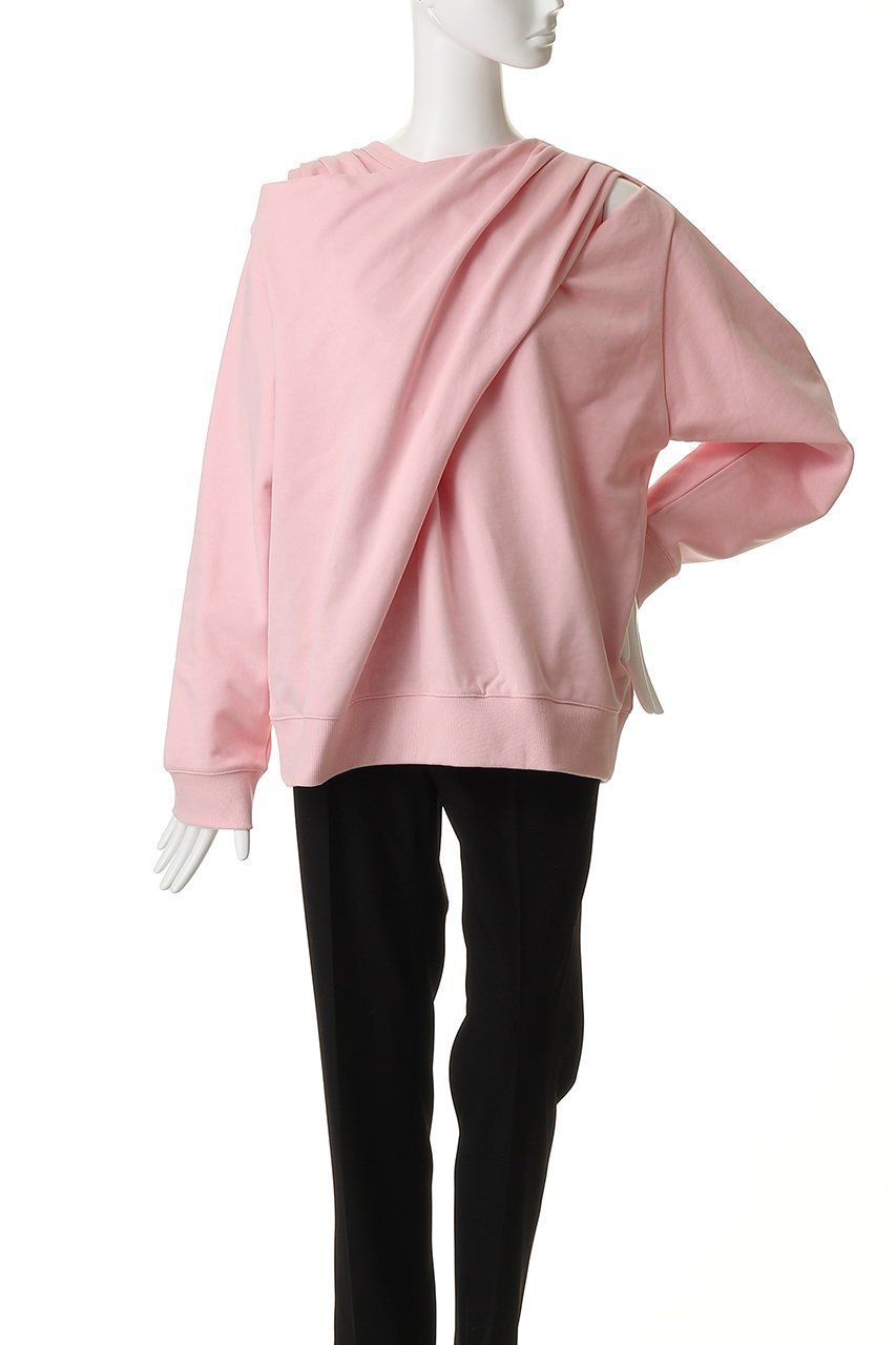 【メゾンスペシャル/MAISON SPECIAL】のTwist Cut-Off Sweat Top/ツイストカットオフスウェットトップ 人気、トレンドファッション・服の通販 founy(ファニー) 　ファッション　Fashion　レディースファッション　Fashion for Women　トップス・カットソー　Cut & Sew Tops　シャツ・ブラウス・オフィスカジュアル　Elegant Blouses & Button-Ups　レディースパーカー・カジュアルフーディー　Casual Hoodies & Sweatshirts　ロングTシャツ・Tシャツ　Longline T-Shirts & Tees　スウェット・クルーネックトップス　Sweatshirts & Crewnecks / Relaxed Fit Sweat Tops　カットソー・ベーシックTシャツ　Cut-and-Sewn Tops / Stretch Tees & Basics　カットオフ　Cut-Off Design　スリーブ　Sleeve, Long Sleeve / Short Sleeve　ツイスト　Tweed, Tweed Fabric　ロング　Long, Long-Length　other-2|ID: prp329100004847999 ipo3291000000035978105