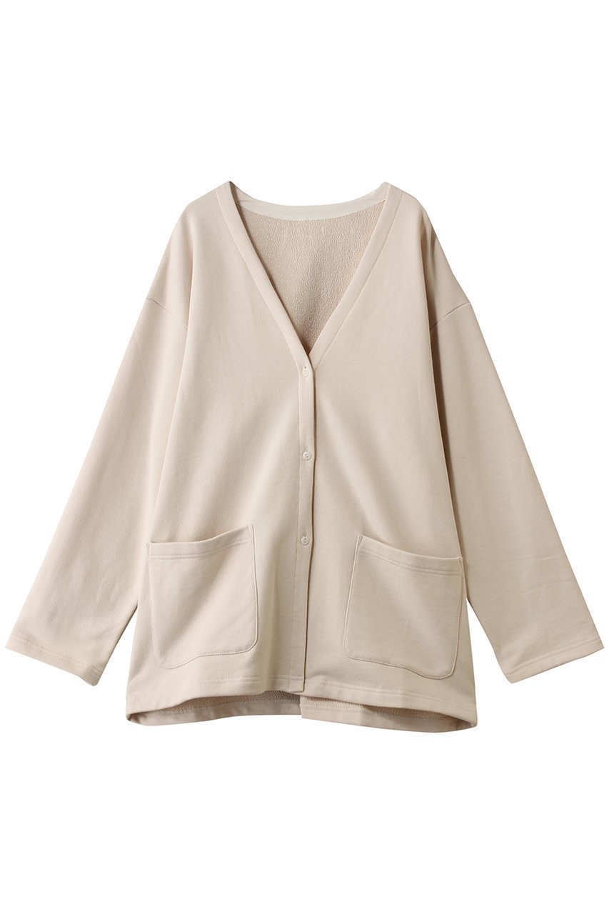 【ミディウミ/MidiUmi】のHOME sweat wide CD カーディガン インテリア・キッズ・メンズ・レディースファッション・服の通販 founy(ファニー) 　ファッション　Fashion　レディースファッション　Fashion for Women　トップス・カットソー　Cut & Sew Tops　カーディガン・羽織り　Layered Style Cardigans　シャツ・ブラウス・オフィスカジュアル　Elegant Blouses & Button-Ups　レディースパーカー・カジュアルフーディー　Casual Hoodies & Sweatshirts　ロングTシャツ・Tシャツ　Longline T-Shirts & Tees　スウェット・クルーネックトップス　Sweatshirts & Crewnecks / Relaxed Fit Sweat Tops　カットソー・ベーシックTシャツ　Cut-and-Sewn Tops / Stretch Tees & Basics　2026年　2026　カーディガン　Cardigan, Knitwear　ワイド　Wide, Wide Fit　夏　Summer　春　Spring　S/S・春夏　SS, Spring/Summer, Warm Season　ivory|ID: prp329100004848007 ipo3291000000035430622