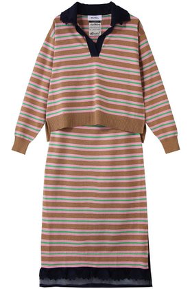 【ミュベール/MUVEIL】 スキッパーポロセットアップニット人気、トレンドファッション・服の通販 founy(ファニー) ファッション Fashion レディースファッション Fashion for Women トップス・カットソー Cut & Sew Tops ニット Knit Tops & Sweaters カジュアルプルオーバー・ニットトップス Pullovers & Knit Tops / Casual Pullovers 2026年 2026 なめらか Smooth, Silky Texture シルク Silk, 100% Silk セットアップ Set-Up, Coordinated Outfit フィット Fit, Slim Fit フラワー Flower, Floral ボックス Boxy, Box Shape モチーフ Motif, Design Theme レース Lace, Lace Fabric 夏 Summer 春 Spring S/S・春夏 SS, Spring/Summer, Warm Season |ID:prp329100004848019