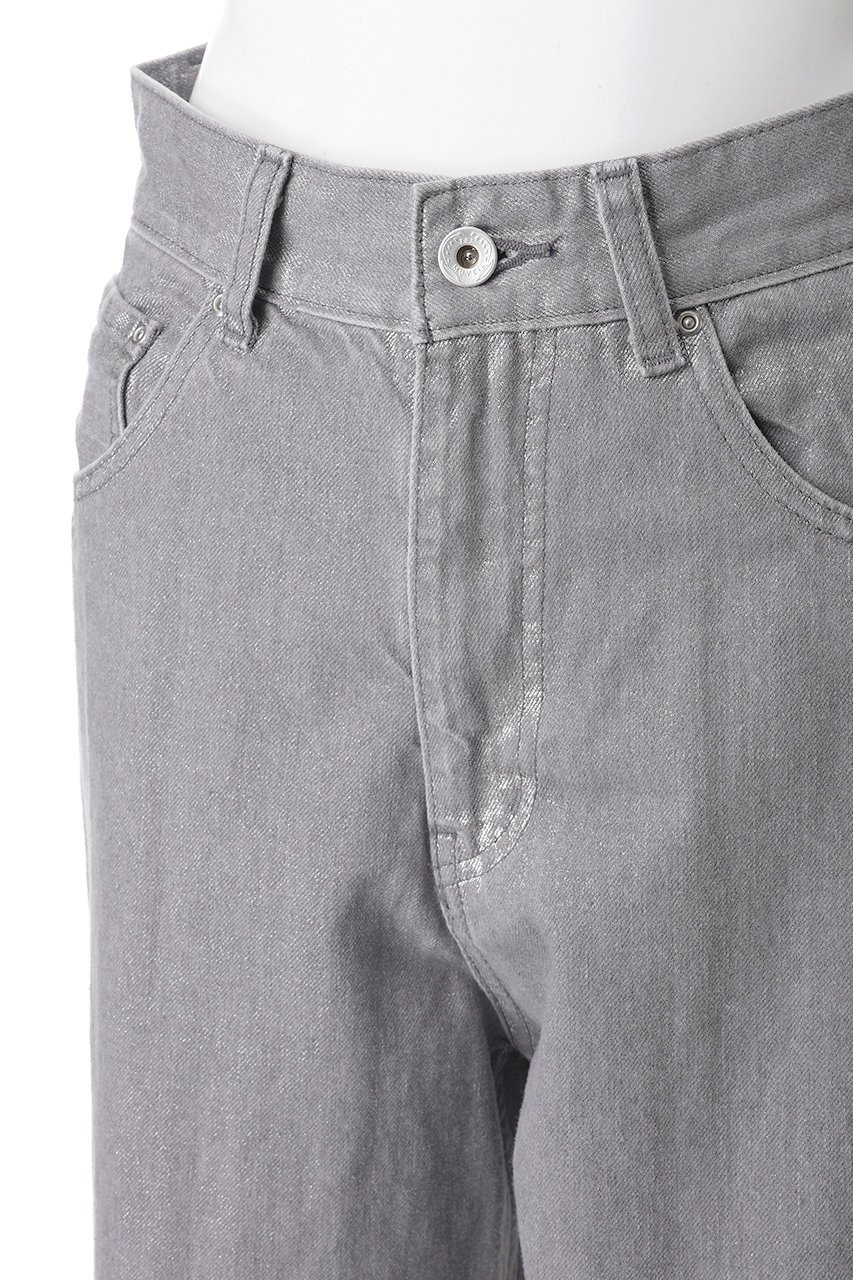 【ミュベール/MUVEIL】のシルバー箔デニムパンツ 人気、トレンドファッション・服の通販 founy(ファニー) 　ファッション　Fashion　レディースファッション　Fashion for Women　パンツ　Pants & Trousers　デニムパンツ・ジーンズ・美脚デニム　Denim Jeans & Pants　2026年　2026　シルバー　Silver, Metallic Silver　デニム　Denim, Jeans Material　パッチ　Patch, Appliqué　ポケット　Pocket, Pocket Detail　リボン　Ribbon, Bow　夏　Summer　春　Spring　S/S・春夏　SS, Spring/Summer, Warm Season　other-5|ID: prp329100004848022 ipo3291000000035430843