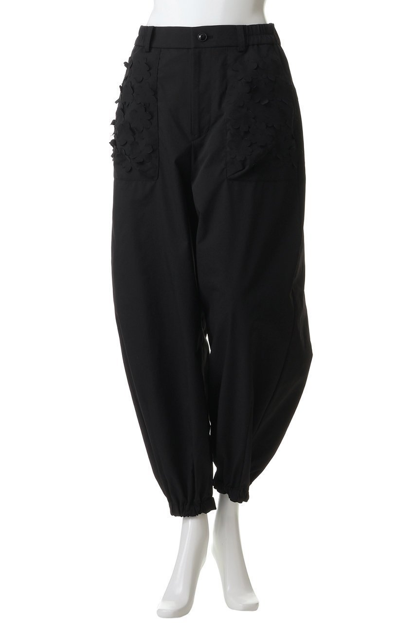 【ミュベール/MUVEIL】のフラワーパラシュートパンツ 人気、トレンドファッション・服の通販 founy(ファニー) 　ファッション　Fashion　レディースファッション　Fashion for Women　パンツ　Pants & Trousers　ギャザー　Gathered, Ruffled　シンプル　Simple, Minimal　ツイル　Twist, Twisted Detail　ポケット　Pocket, Pocket Detail　other-2|ID: prp329100004848023 ipo3291000000036073845