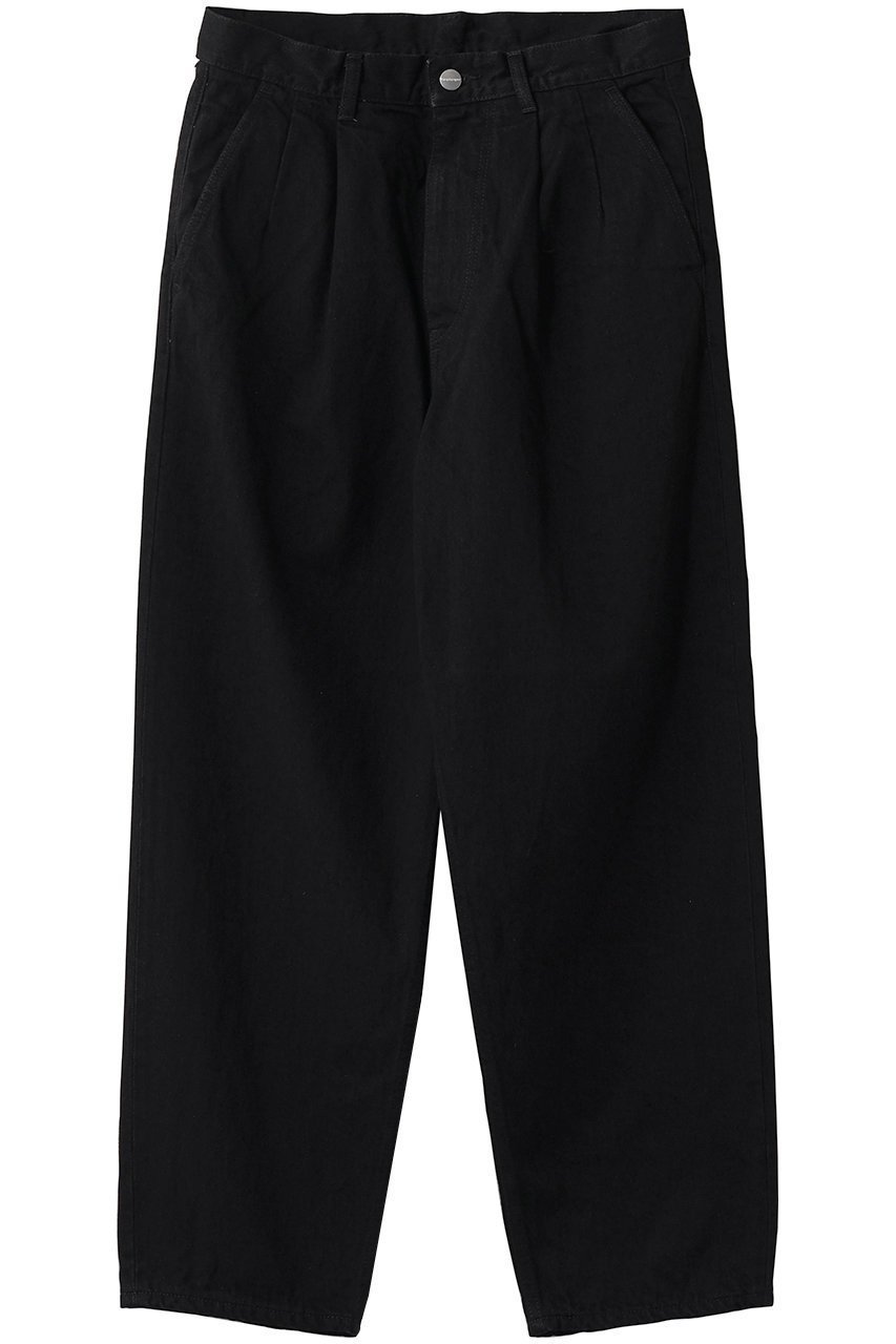 【グラフペーパー/Graphpaper】の【UNISEX】Selvage Denim Two Tuck Tapered Pants 人気、トレンドファッション・服の通販 founy(ファニー) 　ファッション　Fashion　レディースファッション　Fashion for Women　パンツ　Pants & Trousers　デニムパンツ・ジーンズ・美脚デニム　Denim Jeans & Pants　ユニセックス　Unisex, Genderless　ストレート　Straight, Straight Cut　デニム　Denim, Jeans Material　フィット　Fit, Slim Fit　 other-1|ID: prp329100004848027 ipo3291000000036073850