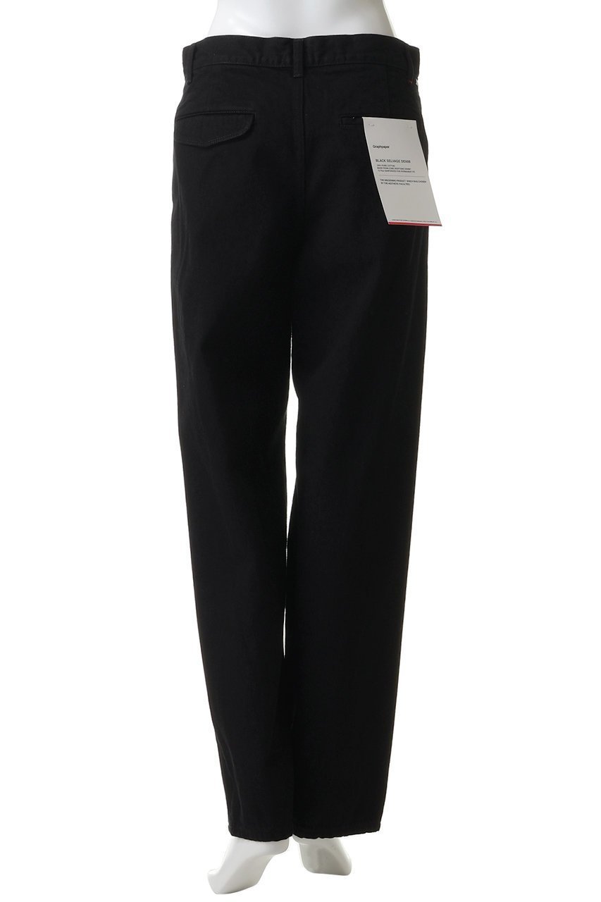 【グラフペーパー/Graphpaper】の【UNISEX】Selvage Denim Two Tuck Tapered Pants 人気、トレンドファッション・服の通販 founy(ファニー) 　ファッション　Fashion　レディースファッション　Fashion for Women　パンツ　Pants & Trousers　デニムパンツ・ジーンズ・美脚デニム　Denim Jeans & Pants　ユニセックス　Unisex, Genderless　ストレート　Straight, Straight Cut　デニム　Denim, Jeans Material　フィット　Fit, Slim Fit　other-4|ID: prp329100004848027 ipo3291000000036073855