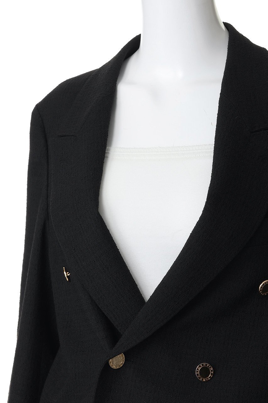 【クチュールドアダム/COUTURE D'ADAM】のサマーツイードダブルジャケット 人気、トレンドファッション・服の通販 founy(ファニー) 　ファッション　Fashion　レディースファッション　Fashion for Women　アウター　Coat / Outerwear Collection　レディースジャケット・軽アウター　Jackets　エレガント 上品　Elegant　ヴィンテージ　Vintage Style　春　Spring　ジャケット　Jacket, Outerwear　ジュエリー　Jewelry, Accessories　ドレス　Dress, One-Piece　リラックス　Relax, Relaxed Fit　ロング　Long, Long-Length　S/S・春夏　SS, Spring/Summer, Warm Season　夏　Summer　2026年　2026　other-5|ID: prp329100004848029 ipo3291000000036073919