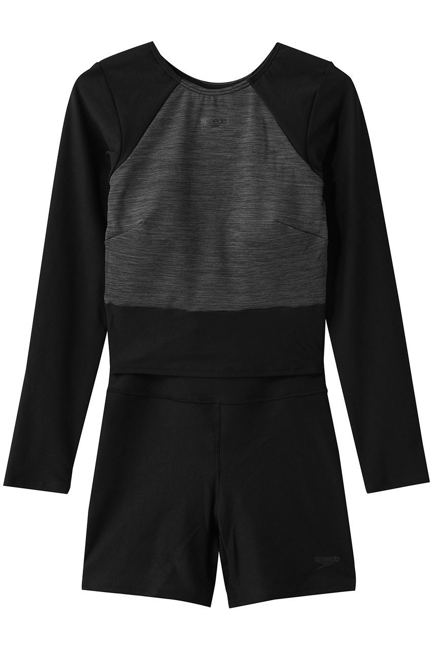 【スピード/Speedo】のミニマムロングスリーブ インテリア・キッズ・メンズ・レディースファッション・服の通販 founy(ファニー) 　ファッション　Fashion　レディースファッション　Fashion for Women　水着　Swimwear　レディース水着・ビーチウェア　Swimwear & Beachwear　2026年　2026　ストレッチ　Stretch, Stretchy Fabric　スポーツ　Sports, Activewear　スリーブ　Sleeve, Long Sleeve / Short Sleeve　ヨガ　Yoga, Yoga Wear　ロング　Long, Long-Length　夏　Summer　春　Spring　S/S・春夏　SS, Spring/Summer, Warm Season　水着　Swimsuit, Swimwear　ブラック|ID: prp329100004848035 ipo3291000000035431082