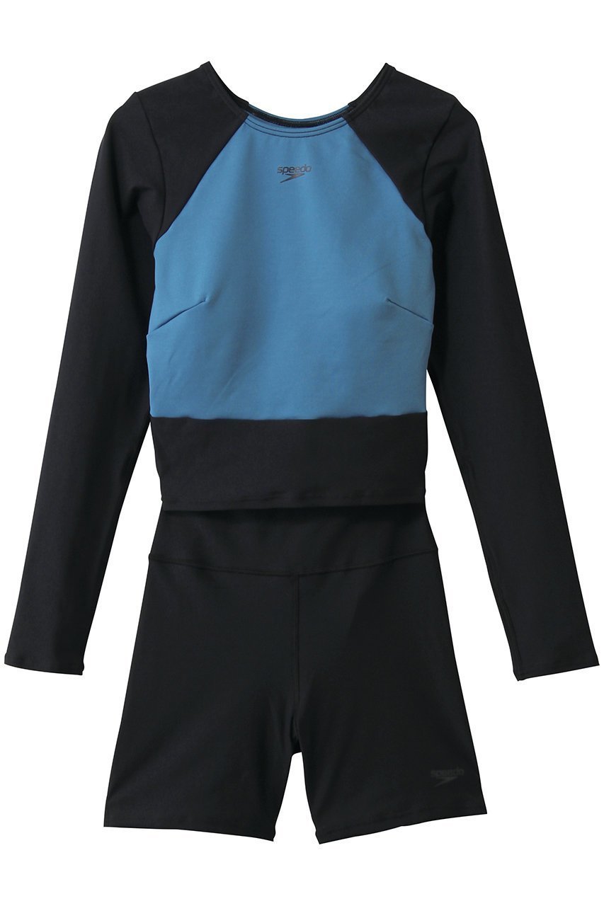 【スピード/Speedo】のミニマムロングスリーブ インテリア・キッズ・メンズ・レディースファッション・服の通販 founy(ファニー) 　ファッション　Fashion　レディースファッション　Fashion for Women　水着　Swimwear　レディース水着・ビーチウェア　Swimwear & Beachwear　2026年　2026　ストレッチ　Stretch, Stretchy Fabric　スポーツ　Sports, Activewear　スリーブ　Sleeve, Long Sleeve / Short Sleeve　ヨガ　Yoga, Yoga Wear　ロング　Long, Long-Length　夏　Summer　春　Spring　S/S・春夏　SS, Spring/Summer, Warm Season　水着　Swimsuit, Swimwear　サンライズブルー|ID: prp329100004848035 ipo3291000000035527191