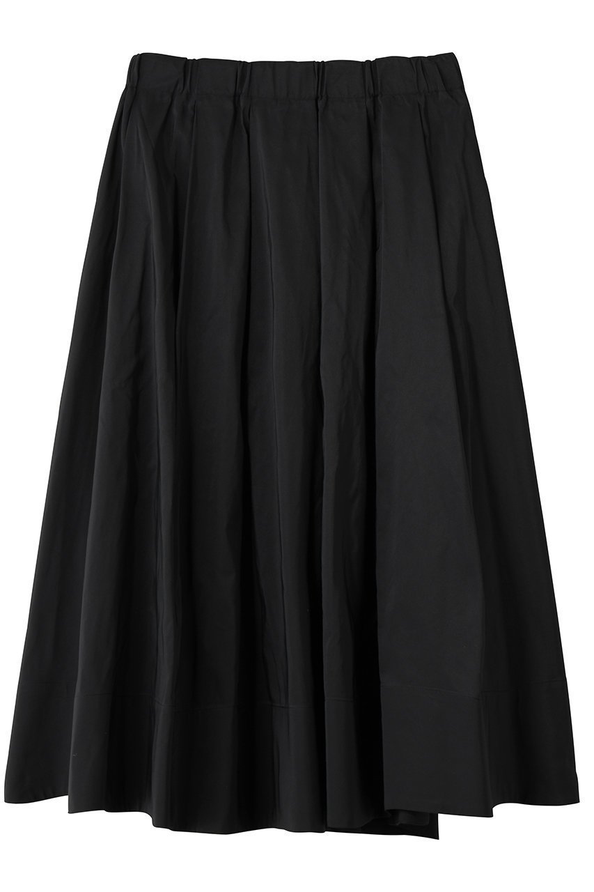 【ランバン オン ブルー/LANVIN en Bleu】のメモリーグログランタックスカート インテリア・キッズ・メンズ・レディースファッション・服の通販 founy(ファニー) 　ファッション　Fashion　レディースファッション　Fashion for Women　スカート　Skirts　ロングスカート　Long Skirts / Maxi & Midi Skirts　2026年　2026　コンパクト　Compact, Small Size　バランス　Balance, Style Balance　フレア　Flare, Flared　ロング　Long, Long-Length　夏　Summer　春　Spring　S/S・春夏　SS, Spring/Summer, Warm Season　ブラック|ID: prp329100004848053 ipo3291000000035431307