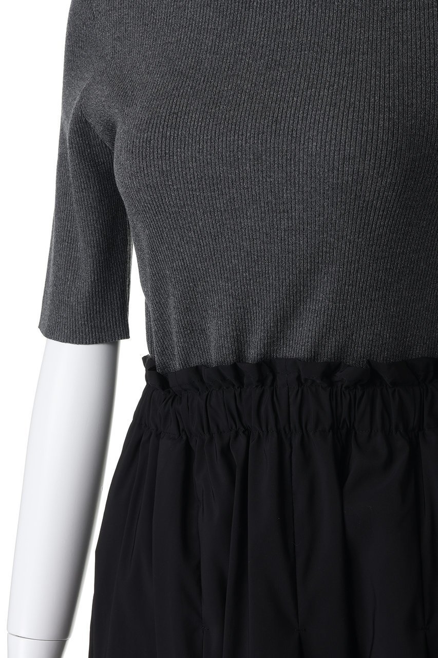 【ランバン オン ブルー/LANVIN en Bleu】のハーフスリーブニットコンビワンピース 人気、トレンドファッション・服の通販 founy(ファニー) ファッション Fashion レディースファッション Fashion for Women ワンピース Dresses チュニック Tunic Tops & Dresses シューズ Shoes, Footwear シンプル Simple, Minimal スリーブ Sleeve, Long Sleeve / Short Sleeve チュニック Tunic, Long Top ドッキング Docking, Mixed Material ハーフ Half, Half-Length フレア Flare, Flared ロング Long, Long-Length other-5|ID: prp329100004848058 ipo3291000000036074035