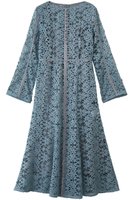 【ランバン オン ブルー/LANVIN en Bleu】のケミカルレースパイピングワンピース 人気、トレンドファッション・服の通販 founy(ファニー) ファッション Fashion レディースファッション Fashion for Women ワンピース Dresses チュニック Tunic Tops & Dresses 2026年 2026 ケミカル Chemical, Chemical Wash スリット Slit, Slit Detail チュニック Tunic, Long Top マーメイド Mermaid, Fishtail Silhouette レース Lace, Lace Fabric ロング Long, Long-Length エレガント 上品 Elegant 夏 Summer 春 Spring S/S・春夏 SS, Spring/Summer, Warm Season |ID:prp329100004848064