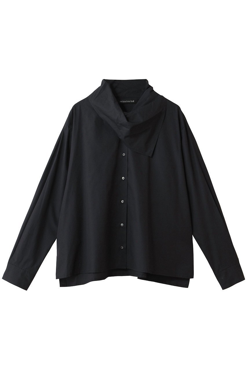 【ミズイロ インド/mizuiro ind】のscarf collar shirt シャツ インテリア・キッズ・メンズ・レディースファッション・服の通販 founy(ファニー) ファッション Fashion レディースファッション Fashion for Women トップス・カットソー Cut & Sew Tops シャツ・ブラウス・オフィスカジュアル Elegant Blouses & Button-Ups 2026年 2026 スカーフ Scarf, Neckwear スリット Slit, Slit Detail スリーブ Sleeve, Long Sleeve / Short Sleeve ボトム Bottoms, Lower Wear ロング Long, Long-Length 夏 Summer 春 Spring S/S・春夏 SS, Spring/Summer, Warm Season navy|ID: prp329100004848075 ipo3291000000035431480