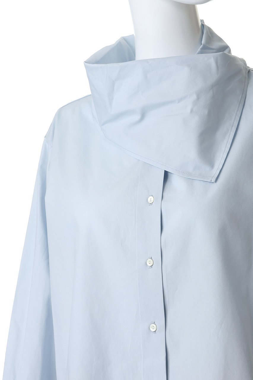 【ミズイロ インド/mizuiro ind】のscarf collar shirt シャツ 人気、トレンドファッション・服の通販 founy(ファニー) 　ファッション　Fashion　レディースファッション　Fashion for Women　トップス・カットソー　Cut & Sew Tops　シャツ・ブラウス・オフィスカジュアル　Elegant Blouses & Button-Ups　2026年　2026　スカーフ　Scarf, Neckwear　スリット　Slit, Slit Detail　スリーブ　Sleeve, Long Sleeve / Short Sleeve　ボトム　Bottoms, Lower Wear　ロング　Long, Long-Length　夏　Summer　春　Spring　S/S・春夏　SS, Spring/Summer, Warm Season　other-5|ID: prp329100004848075 ipo3291000000036074100