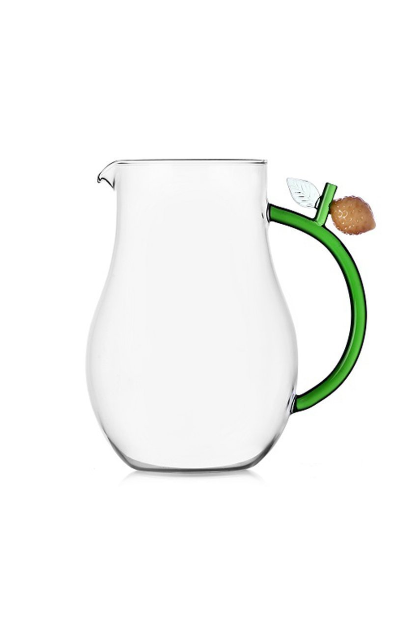 【イッケンドルフ/ICHENDORF / GOODS】のフルーツ アンド フラワーズ ジャグ 1.7l インテリア・キッズ・メンズ・レディースファッション・服の通販 founy(ファニー) 　イタリア　Italy　ガラス　Glass, Glassware　シンプル　Simple, Minimal　テーブル　Table, Dining Table　ミラノ　Milano Style, Italian-Inspired　レモン|ID: prp329100004848104 ipo3291000000036074124