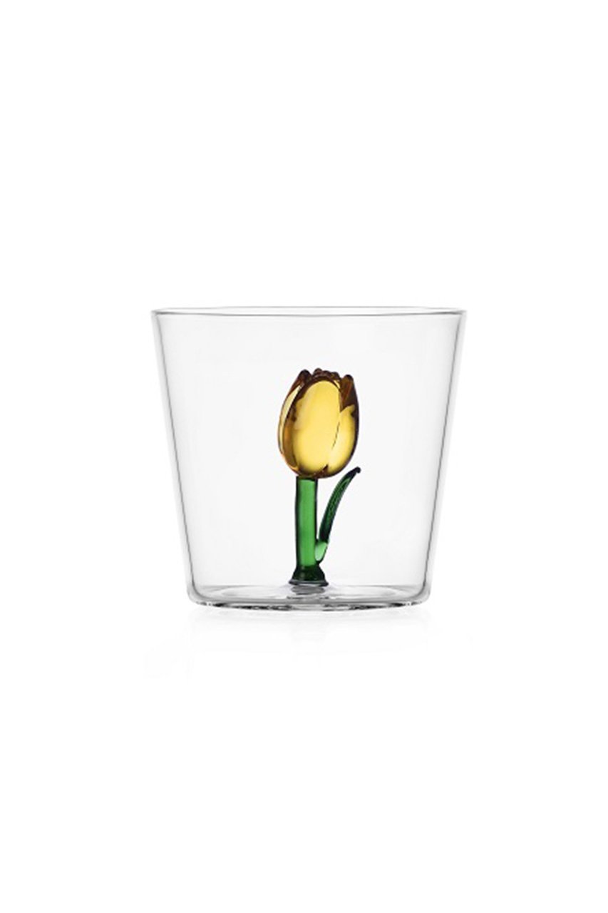 【イッケンドルフ/ICHENDORF / GOODS】のBOTANICA タンブラー インテリア・キッズ・メンズ・レディースファッション・服の通販 founy(ファニー) 　イタリア　Italy　ガラス　Glass, Glassware　グラス　Glass, Eyewear　シンプル　Simple, Minimal　タンブラー　Tumbler, Travel Mug　テーブル　Table, Dining Table　ミラノ　Milano Style, Italian-Inspired　再入荷　Restock / Back in Stock　イエローチューリップ|ID: prp329100004848107 ipo3291000000035719012