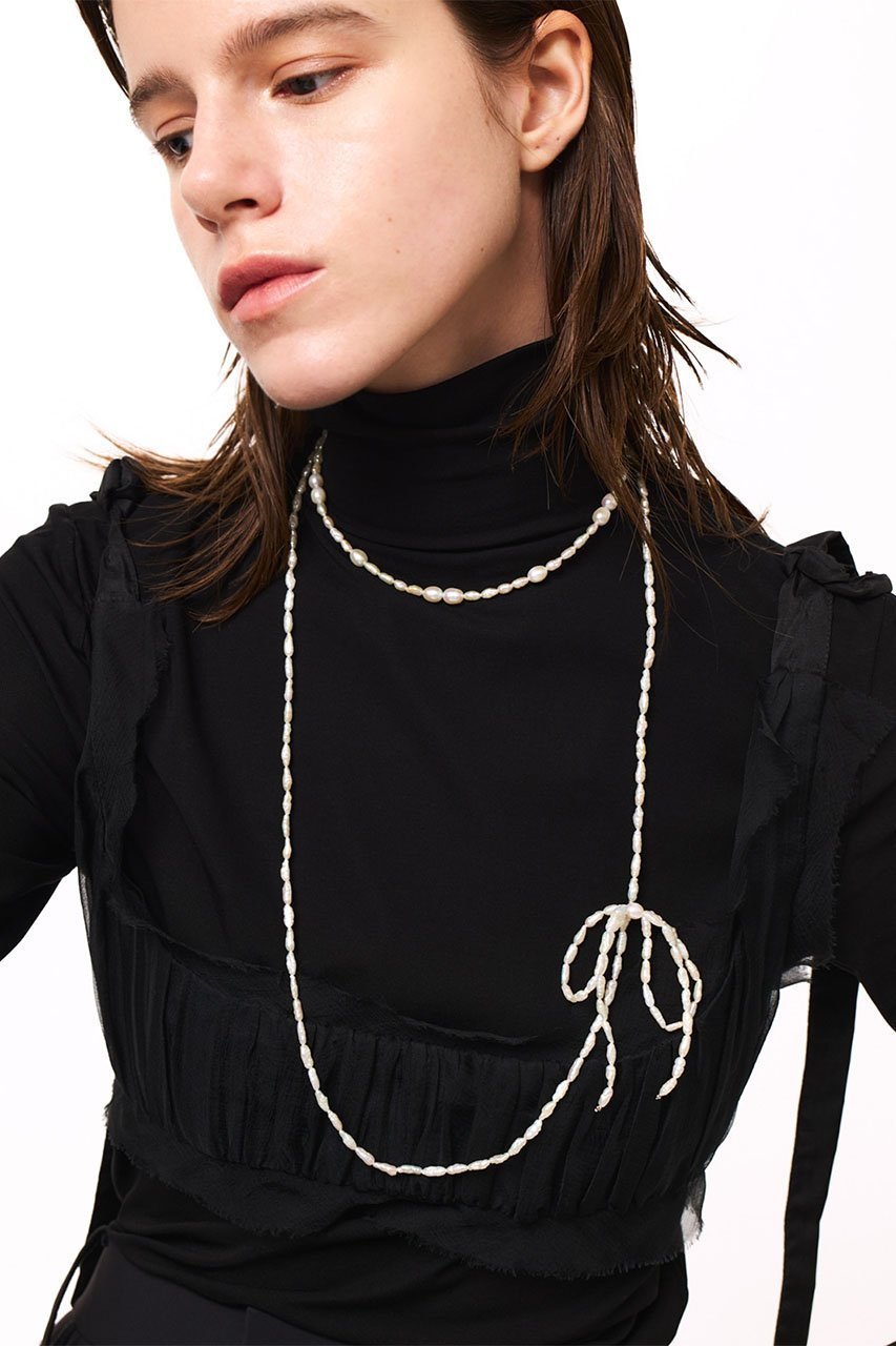 【スタニングルアー/STUNNING LURE】の【Les bonbon】ネックレス 人気、トレンドファッション・服の通販 founy(ファニー) 　ファッション　Fashion　レディースファッション　Fashion for Women　ジュエリー　Jewelry　ネックレス　Necklaces & Pendants　エレガント 上品　Elegant　ジュエリー　Jewelry, Accessories　チェーン　Chain, Chain Strap　ネックレス　Necklace, Pendant Necklace　モチーフ　Motif, Design Theme　リボン　Ribbon, Bow　ロング　Long, Long-Length　other-6|ID: prp329100004848401 ipo3291000000035775397