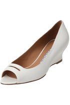 【ペリーコ/PELLICO】のANELLI ドット柄オープントゥウェッジヒールパンプス ホワイトパテント|ID:prp329100004848432