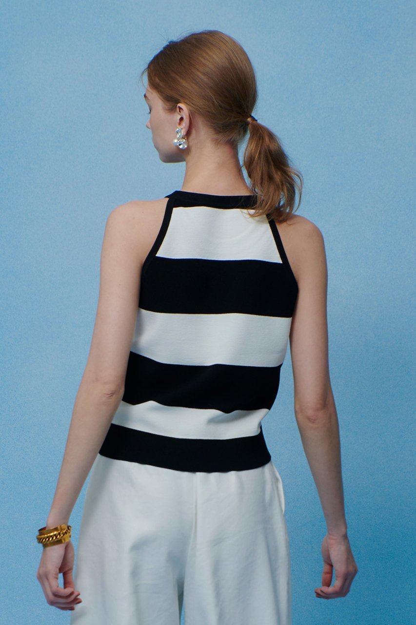 【アルアバイル/allureville】の【LOULOU WILLOUGHBY】カノコワイドボーダータンク 大人の最旬トレンドファッション＆コーディネート founy(ファウニー) 　ファッション　Fashion　レディースファッション　Fashion for Women　トップス・カットソー　Cut & Sew Tops　ニット　Knit Tops & Sweaters　カジュアルプルオーバー・ニットトップス　Pullovers & Knit Tops / Casual Pullovers　インナー　Innerwear　カーディガン　Cardigan, Knitwear　コンパクト　Compact, Small Size　タンク　Tank Top, Sleeveless Top　バランス　Balance, Style Balance　ボーダー　Border, Stripe　ロング　Long, Long-Length　ワイド　Wide, Wide Fit　今季　This Season, Current Season　other-4|ID: prp329100004848438 ipo3291000000036932157