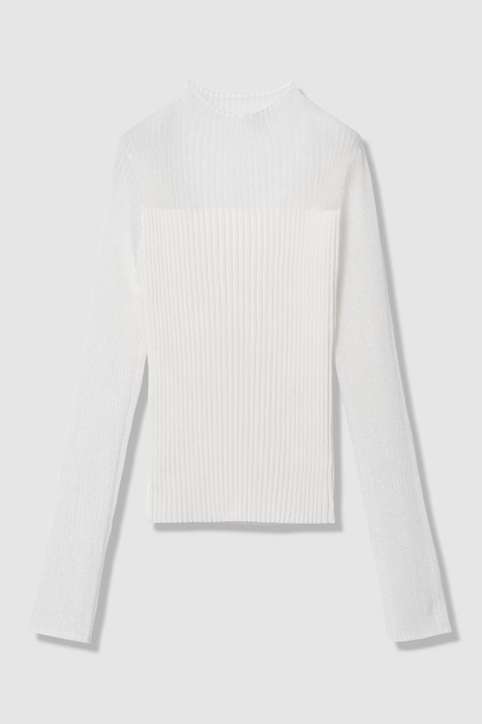 【アルアバイル/allureville】の【LOULOU WILLOUGHBY】シアーキリカエプルオーバー インテリア・キッズ・メンズ・レディースファッション・服の通販 founy(ファニー) https://founy.com/ ファッション Fashion レディースファッション Fashion for Women トップス・カットソー Cut & Sew Tops ニット Knit Tops & Sweaters カジュアルプルオーバー・ニットトップス Pullovers & Knit Tops / Casual Pullovers 2026年 2026 インナー Innerwear デコルテ Décolleté, Neckline フィット Fit, Slim Fit ワイドリブ Wide Rib, Wide Ribbed Knit 夏 Summer 春 Spring S/S・春夏 SS, Spring/Summer, Warm Season |ID: prp329100004848439 ipo3291000000036092289