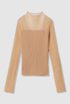 【アルアバイル/allureville】の【LOULOU WILLOUGHBY】シアーキリカエプルオーバー ベージュ|ID: prp329100004848439 ipo3291000000036092291