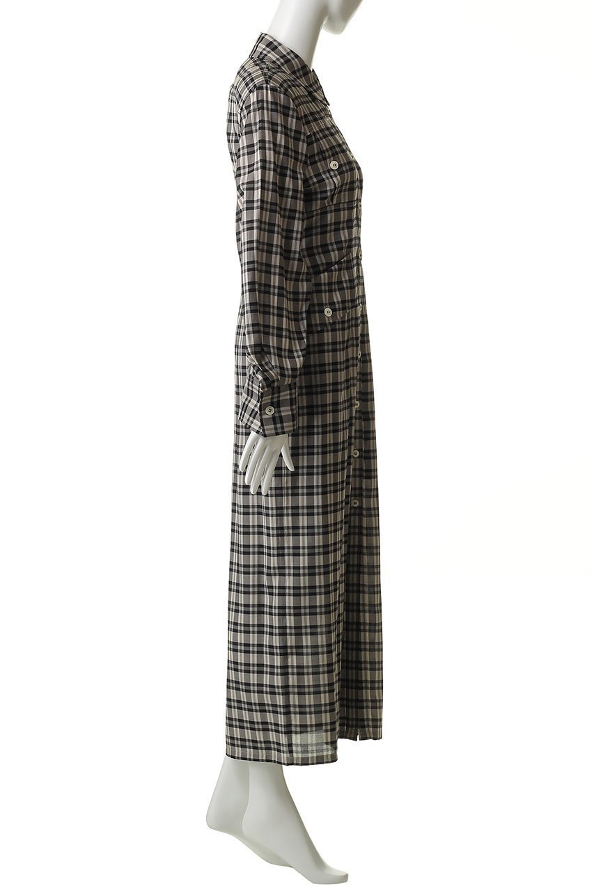 【クラネ/CLANE】のUP POCKET CHECK SHIRT ONEPIECE ワンピース 人気、トレンドファッション・服の通販 founy(ファニー) 　ファッション　Fashion　レディースファッション　Fashion for Women　ワンピース　Dresses　チュニック　Tunic Tops & Dresses　2026年　2026　シェイプ　Shape, Slim Fit　チェック　Check, Plaid, Tartan　チュニック　Tunic, Long Top　フォルム　Silhouette, Form　ポケット　Pocket, Pocket Detail　ロング　Long, Long-Length　夏　Summer　春　Spring　S/S・春夏　SS, Spring/Summer, Warm Season　other-3|ID: prp329100004848440 ipo3291000000036092303