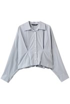 【ミズイロ インド/mizuiro ind】のcocoon short shirt シャツ 人気、トレンドファッション・服の通販 founy(ファニー) ファッション Fashion レディースファッション Fashion for Women トップス・カットソー Cut & Sew Tops シャツ・ブラウス・オフィスカジュアル Elegant Blouses & Button-Ups ロングTシャツ・Tシャツ Longline T-Shirts & Tees 2026年 2026 スリーブ Sleeve, Long Sleeve / Short Sleeve マニッシュ Mannish, Boyish ロング Long, Long-Length 夏 Summer 春 Spring S/S・春夏 SS, Spring/Summer, Warm Season thumbnail l.blue|ID: prp329100004848442 ipo3291000000035444195
