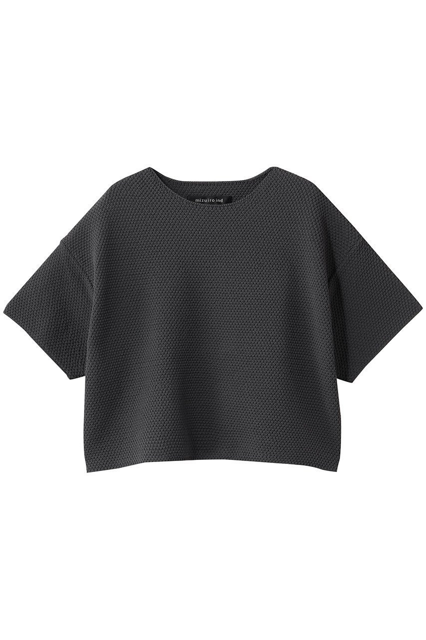 【ミズイロ インド/mizuiro ind】のshort wide P/O プルオーバー インテリア・キッズ・メンズ・レディースファッション・服の通販 founy(ファニー) 　ファッション　Fashion　レディースファッション　Fashion for Women　トップス・カットソー　Cut & Sew Tops　ニット　Knit Tops & Sweaters　カジュアルプルオーバー・ニットトップス　Pullovers & Knit Tops / Casual Pullovers　2026年　2026　ショート　Short, Short Length　スラックス　Slacks, Dress Pants　デニム　Denim, Jeans Material　バランス　Balance, Style Balance　ボックス　Boxy, Box Shape　ボトム　Bottoms, Lower Wear　夏　Summer　春　Spring　S/S・春夏　SS, Spring/Summer, Warm Season　c.gray|ID: prp329100004848443 ipo3291000000035444205