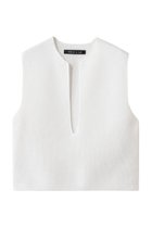 【ミズイロ インド/mizuiro ind】のdeep V neck vest ベスト 人気、トレンドファッション・服の通販 founy(ファニー) ファッション Fashion レディースファッション Fashion for Women トップス・カットソー Cut & Sew Tops ニット Knit Tops & Sweaters ベスト&ジレ / 重ね着スタイル Vests & Gilets カジュアルプルオーバー・ニットトップス Pullovers & Knit Tops / Casual Pullovers 2026年 2026 カットソー Cut and Sewn Top ベスト Vest, Waistcoat 夏 Summer 春 Spring S/S・春夏 SS, Spring/Summer, Warm Season A/W・秋冬 Autumn/Winter thumbnail off white|ID: prp329100004848444 ipo3291000000035444211