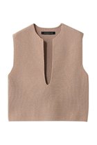 【ミズイロ インド/mizuiro ind】のdeep V neck vest ベスト 人気、トレンドファッション・服の通販 founy(ファニー) ファッション Fashion レディースファッション Fashion for Women トップス・カットソー Cut & Sew Tops ニット Knit Tops & Sweaters ベスト&ジレ / 重ね着スタイル Vests & Gilets カジュアルプルオーバー・ニットトップス Pullovers & Knit Tops / Casual Pullovers 2026年 2026 カットソー Cut and Sewn Top ベスト Vest, Waistcoat 夏 Summer 春 Spring S/S・春夏 SS, Spring/Summer, Warm Season A/W・秋冬 Autumn/Winter thumbnail beige|ID: prp329100004848444 ipo3291000000035444212